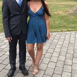 Short blue dress size small